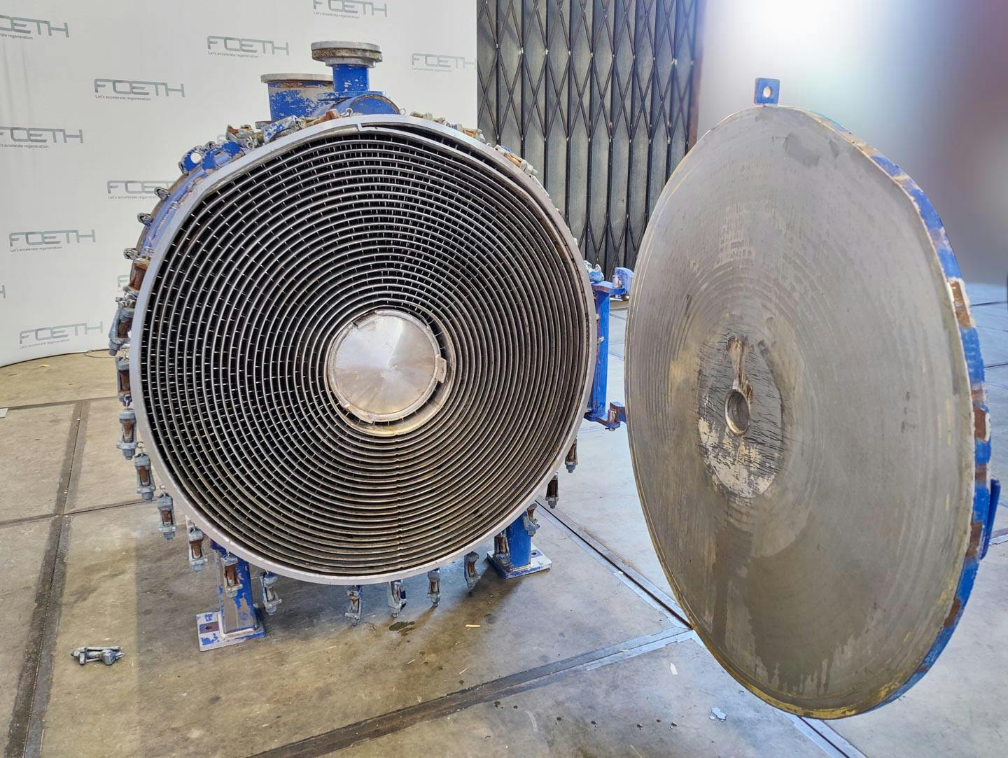 Alfa Laval 3H-C-1T - 98m² "Spiral" - Shell and tube heat exchanger - image 7