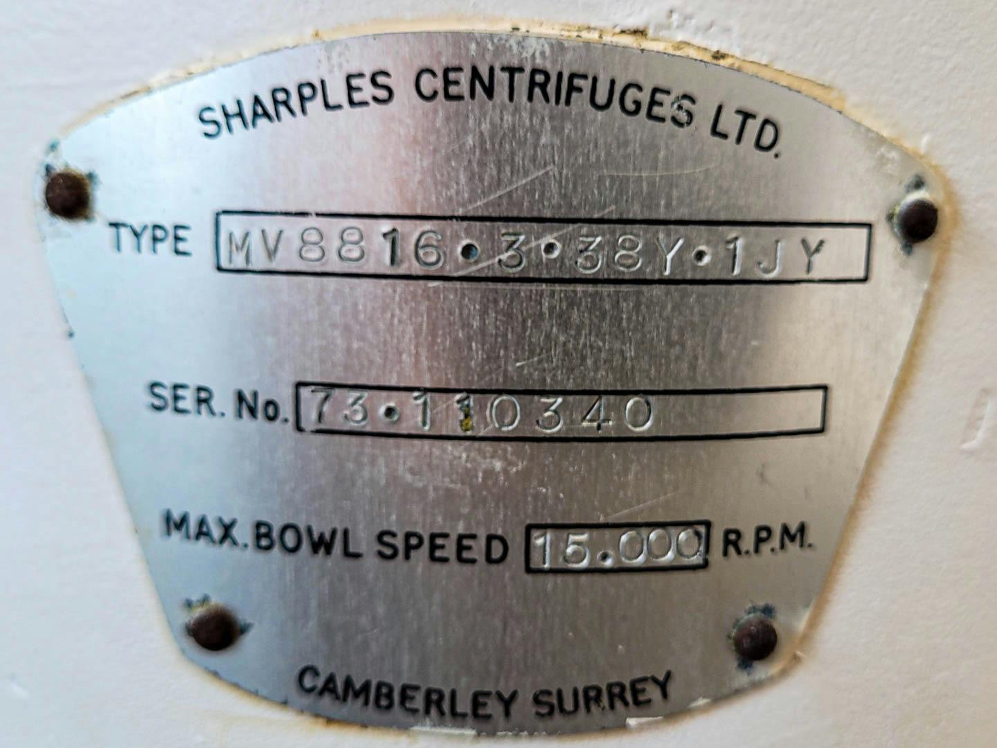 Sharples MV8816 "super centrifuge" - Separator - image 5