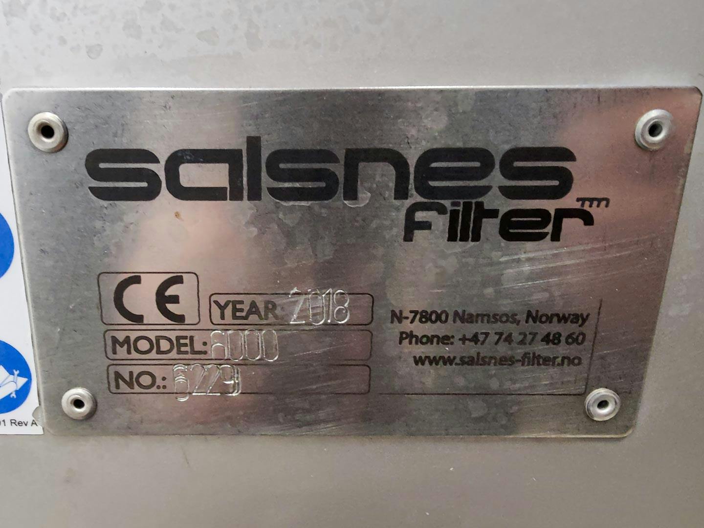 Salsnes 6000 "Solids Separation with Integrated Sludge Thickening and Dewatering" - Miscellaneous filter - image 14