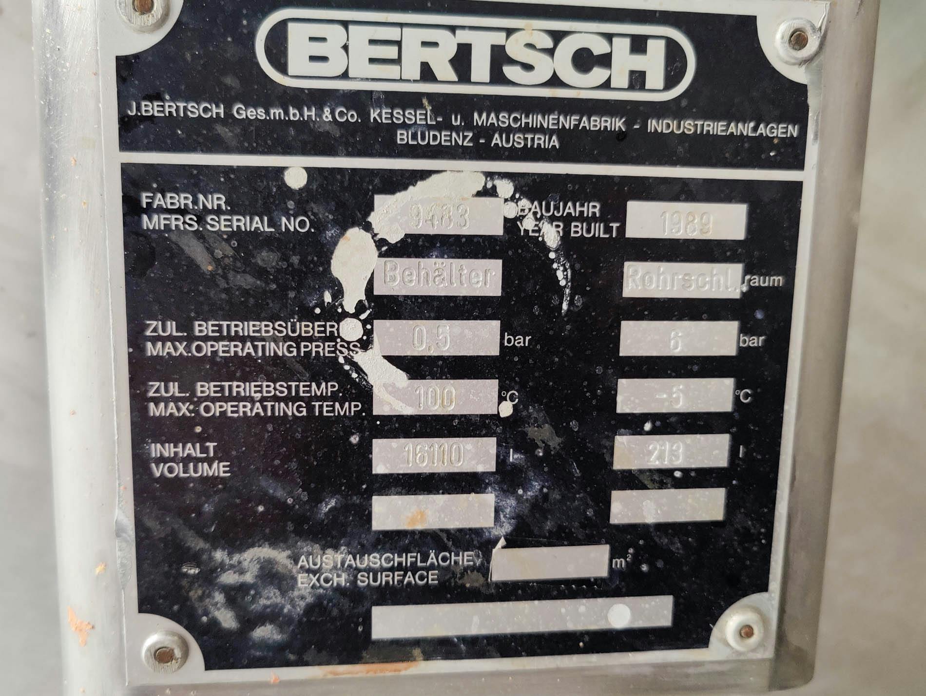 Bertsch 12500 Ltr. - Bioreactor - Stainless Steel Reactor - image 7